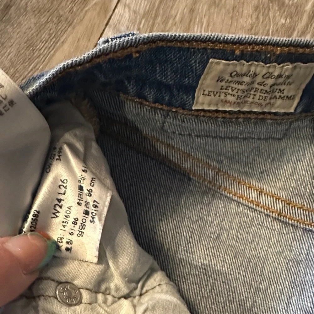 LEVI’S | 501 Classic Blue Denim Jeans W24L26 - Picture 6 of 13